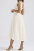 ruched-v-neck-sleeveless-dress-with-pockets OhSoStyled at Sophia's Style-17